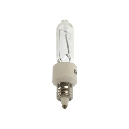 100W T4 JD Halogen Bulb, Clear, E11 Base, 130V